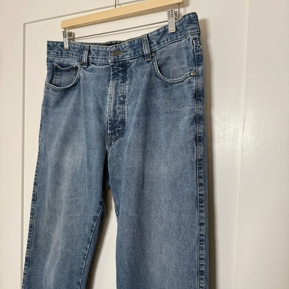 Ermenegildo Zegna Jeans Mens Sz 38 Blue Straight Designer Denim Made in Italy